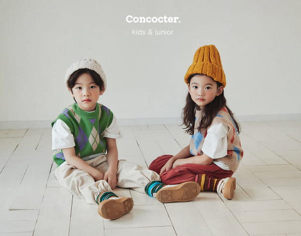 CONCOCTER - Korean Children Fashion - #Kfashion4kids - Paris Twist Alpaca Beanie - 2