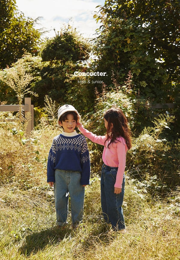 CONCOCTER - Korean Children Fashion - #Kfashion4kids - Fleece Basic Fit Jeans - 3