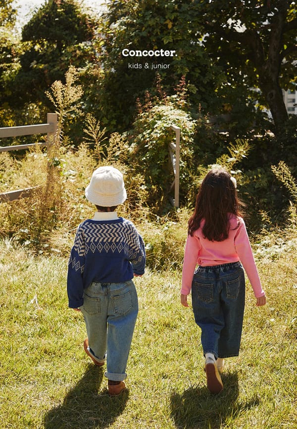 CONCOCTER - Korean Children Fashion - #Kfashion4kids - Fleece Basic Fit Jeans - 4