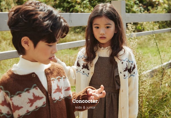 CONCOCTER - Korean Children Fashion - #Kfashion4kids - Bird Wool Cardigan with Mom
