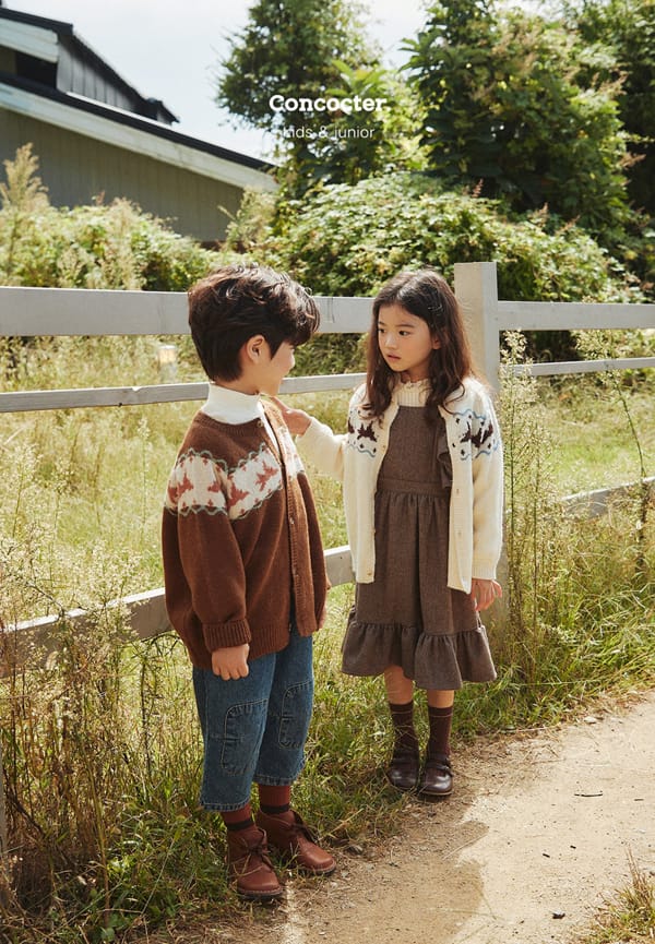 CONCOCTER - Korean Children Fashion - #Kfashion4kids - Bird Wool Cardigan with Mom - 3