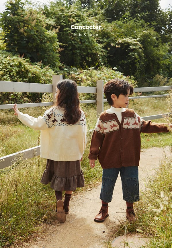 CONCOCTER - Korean Children Fashion - #Kfashion4kids - Bird Wool Cardigan with Mom - 4