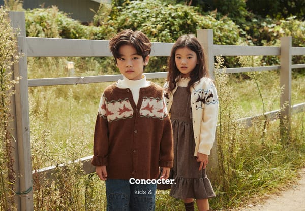 CONCOCTER - Korean Children Fashion - #Kfashion4kids - Wool Herringbone One-piece - 2