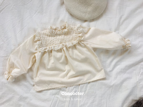 CONCOCTER - Korean Children Fashion - #Kfashion4kids - Wool Herringbone One-piece - 9