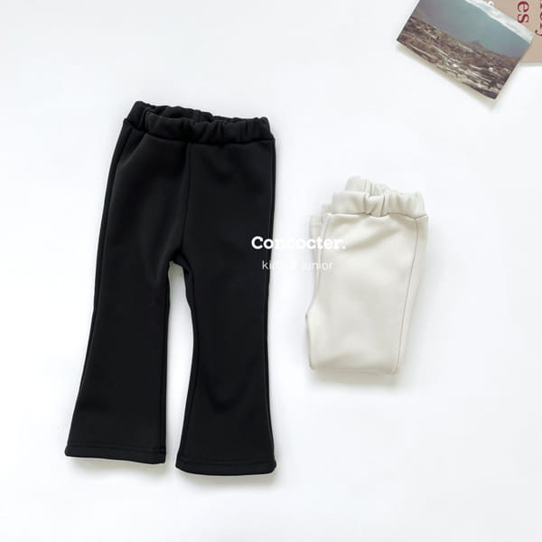 CONCOCTER - Korean Children Fashion - #Kfashion4kids - Fleece Bootcuts Pants - 3