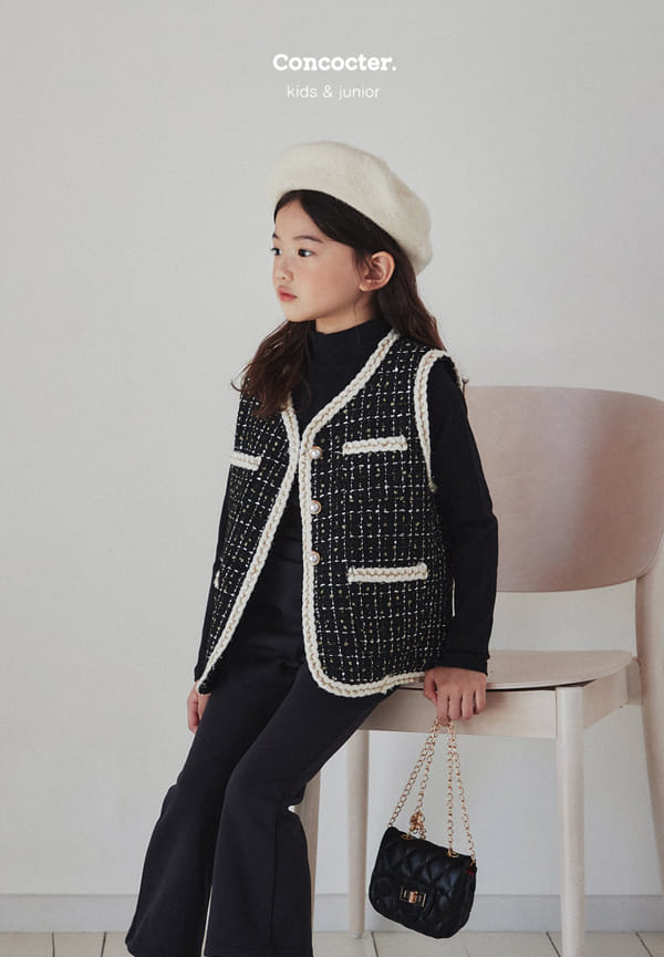 CONCOCTER - Korean Children Fashion - #Kfashion4kids - Fleece Bootcuts Pants - 4