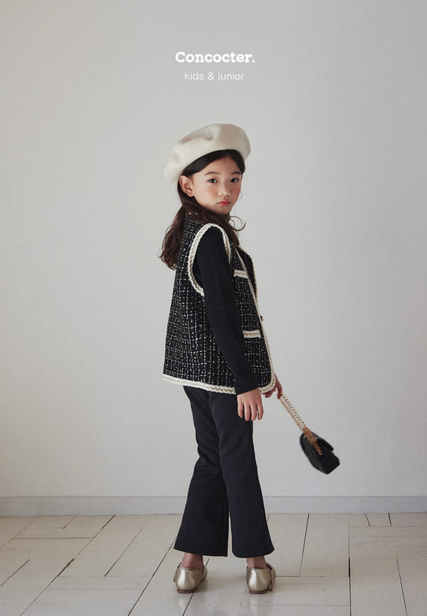 CONCOCTER - Korean Children Fashion - #Kfashion4kids - Fleece Bootcuts Pants - 9
