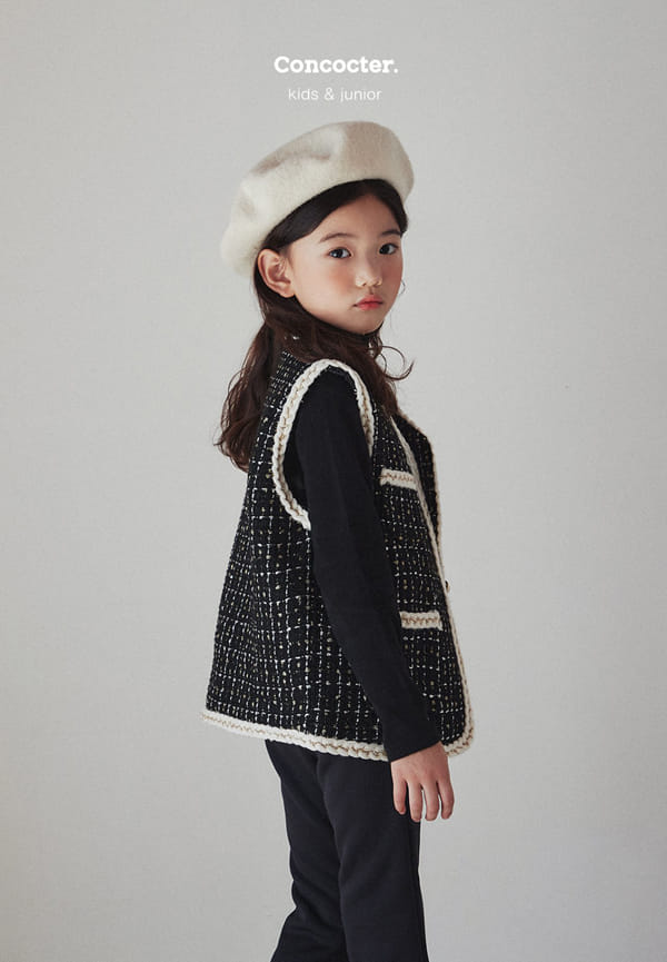 CONCOCTER - Korean Children Fashion - #Kfashion4kids - Sha Ner Padding Vest - 10