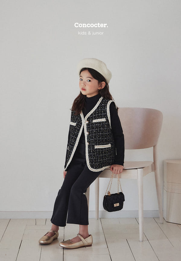 CONCOCTER - Korean Children Fashion - #Kfashion4kids - Sha Ner Padding Vest - 3