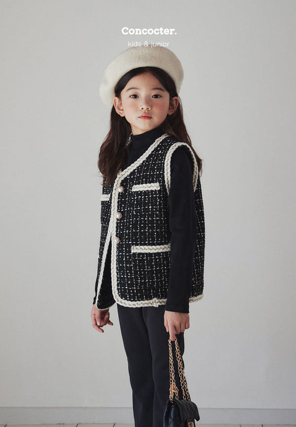 CONCOCTER - Korean Children Fashion - #Kfashion4kids - Sha Ner Padding Vest - 8