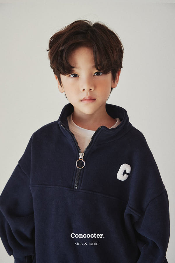 CONCOCTER - Korean Children Fashion - #Kfashion4kids - C Anorak Fleece Top Bottom Set - 3