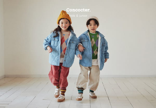 CONCOCTER - Korean Children Fashion - #Kfashion4kids - Argyle Vest - 8