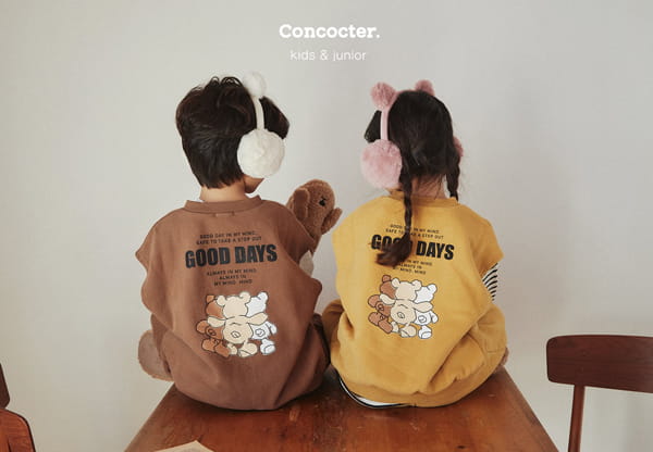 CONCOCTER - Korean Children Fashion - #Kfashion4kids - Ggu AN Ggu Vest Bottom Set - 3