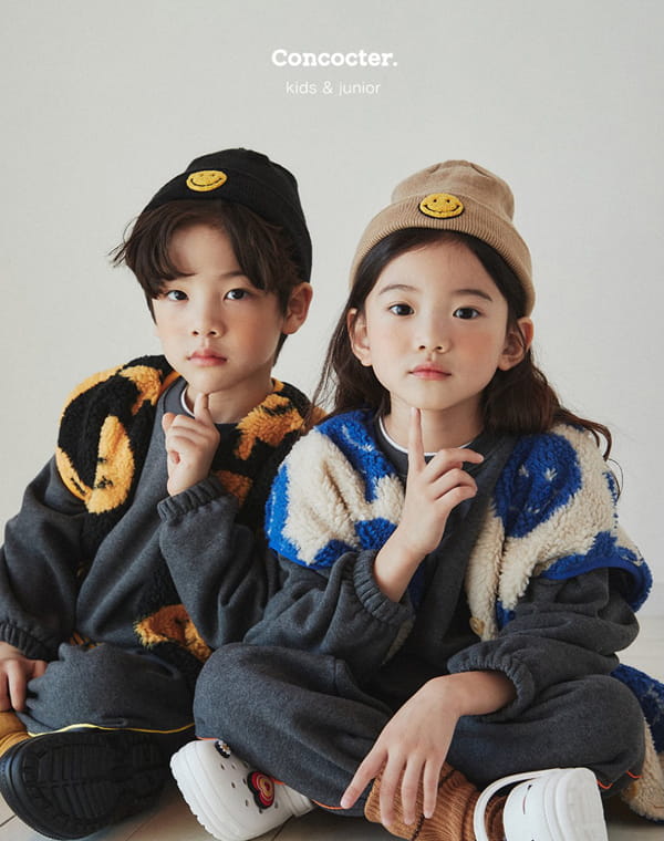 CONCOCTER - Korean Children Fashion - #Kfashion4kids - Hahah Smile Vest