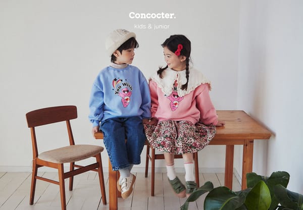 CONCOCTER - Korean Children Fashion - #Kfashion4kids - Rainbow Bear Sweatshirt