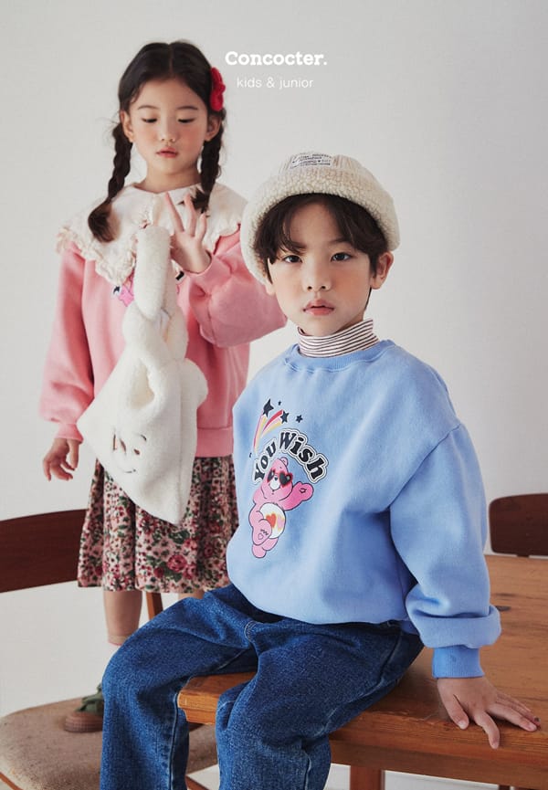 CONCOCTER - Korean Children Fashion - #Kfashion4kids - Rainbow Bear Sweatshirt - 4