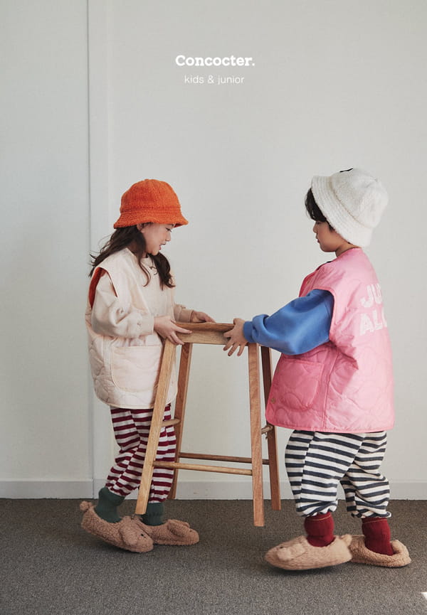 CONCOCTER - Korean Children Fashion - #Kfashion4kids - Ppillon Stripes Jogger Pants - 9