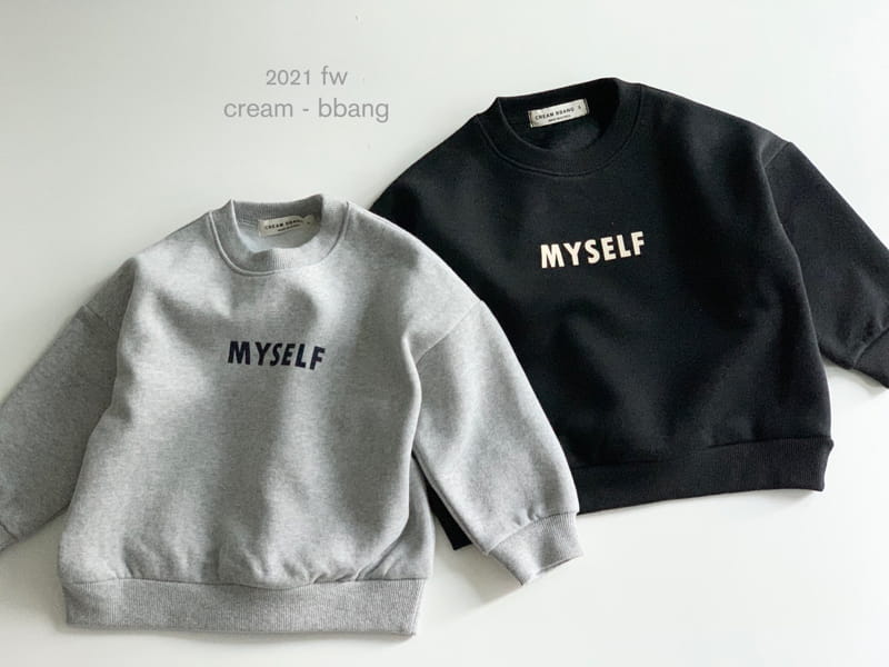 CREAM BBANG - Korean Children Fashion - #Kfashion4kids - Myself Front Back Paint Fleece Sweatshirt - 10