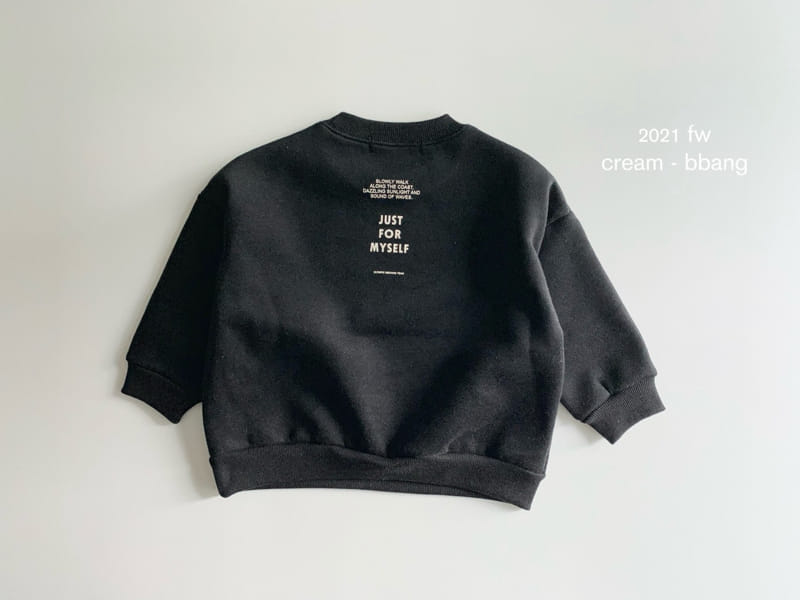 CREAM BBANG - Korean Children Fashion - #Kfashion4kids - Myself Front Back Paint Fleece Sweatshirt - 11