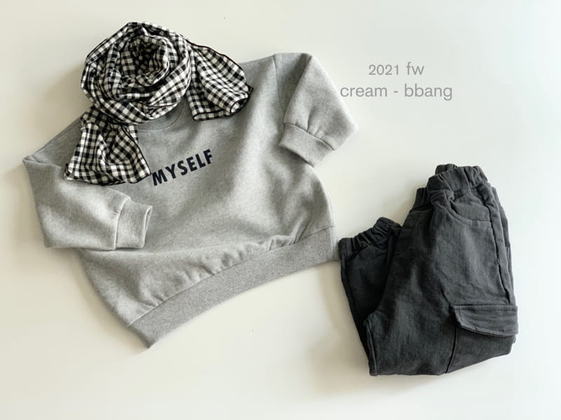 CREAM BBANG - Korean Children Fashion - #Kfashion4kids - Myself Front Back Paint Fleece Sweatshirt - 12