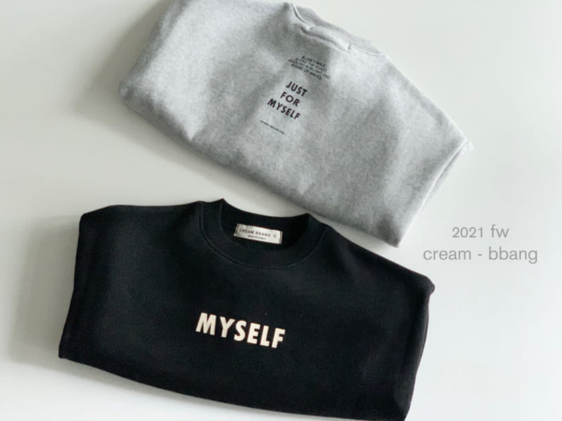 CREAM BBANG - Korean Children Fashion - #Kfashion4kids - Myself Front Back Paint Fleece Sweatshirt - 2