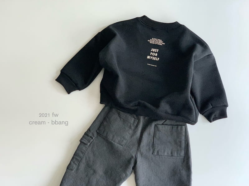 CREAM BBANG - Korean Children Fashion - #Kfashion4kids - Myself Front Back Paint Fleece Sweatshirt - 4
