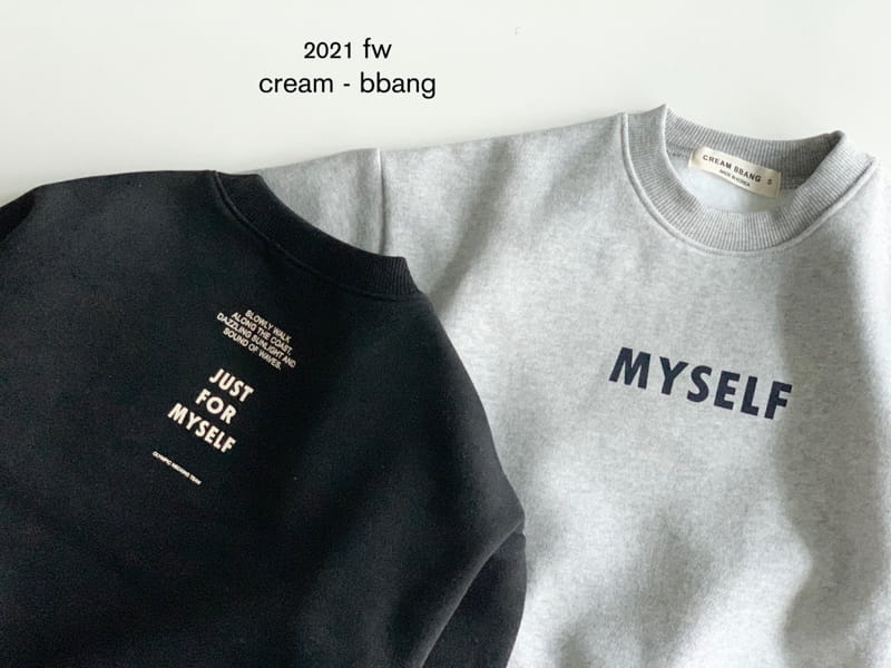 CREAM BBANG - Korean Children Fashion - #Kfashion4kids - Myself Front Back Paint Fleece Sweatshirt - 6