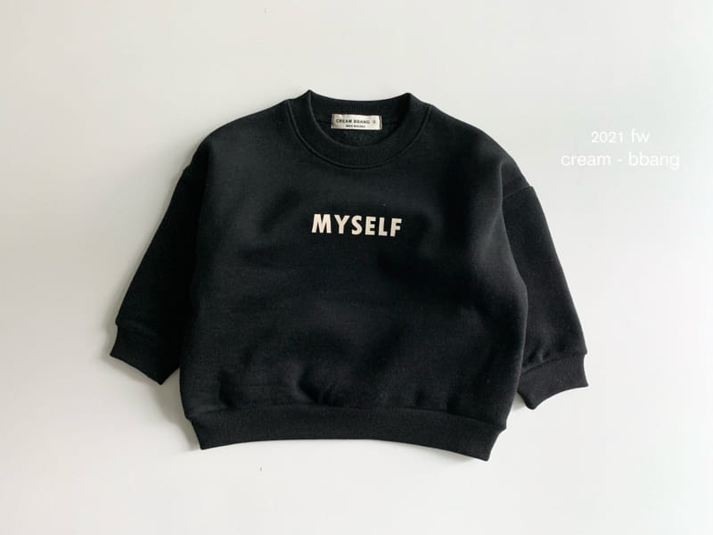 CREAM BBANG - Korean Children Fashion - #Kfashion4kids - Myself Front Back Paint Fleece Sweatshirt - 7