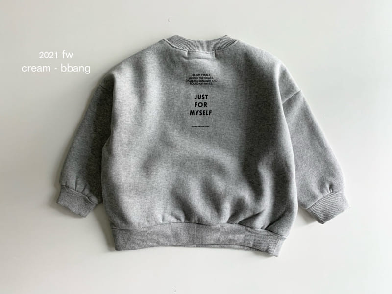 CREAM BBANG - Korean Children Fashion - #Kfashion4kids - Myself Front Back Paint Fleece Sweatshirt - 9