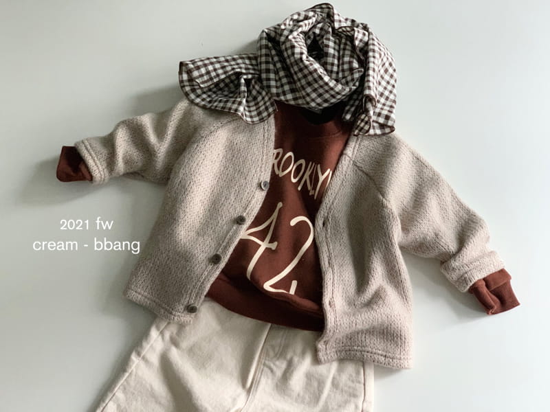 CREAM BBANG - Korean Children Fashion - #Kfashion4kids - Brooklyn Fleece Sweatshirt