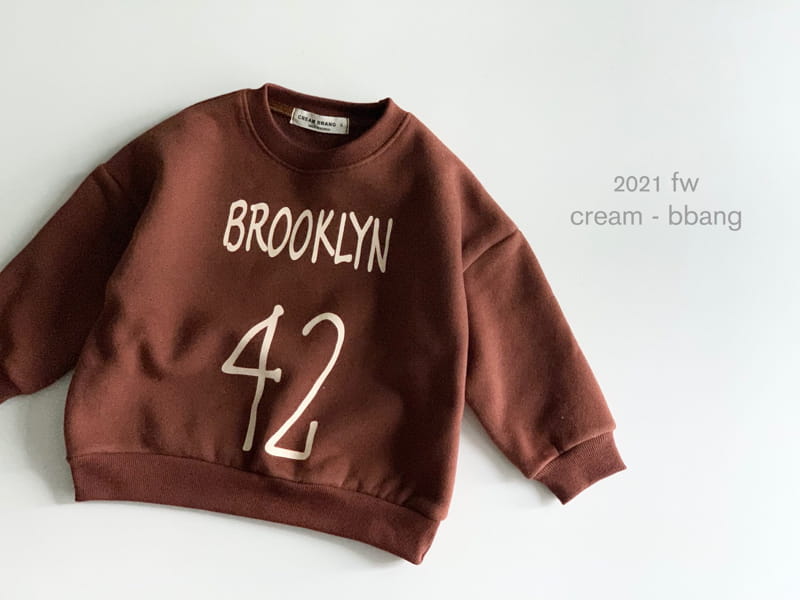 CREAM BBANG - Korean Children Fashion - #Kfashion4kids - Brooklyn Fleece Sweatshirt - 12