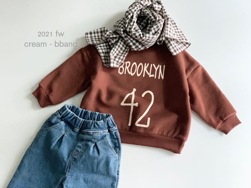 CREAM BBANG - Korean Children Fashion - #Kfashion4kids - Brooklyn Fleece Sweatshirt - 2