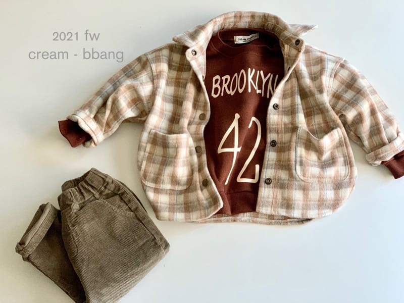 CREAM BBANG - Korean Children Fashion - #Kfashion4kids - Brooklyn Fleece Sweatshirt - 4