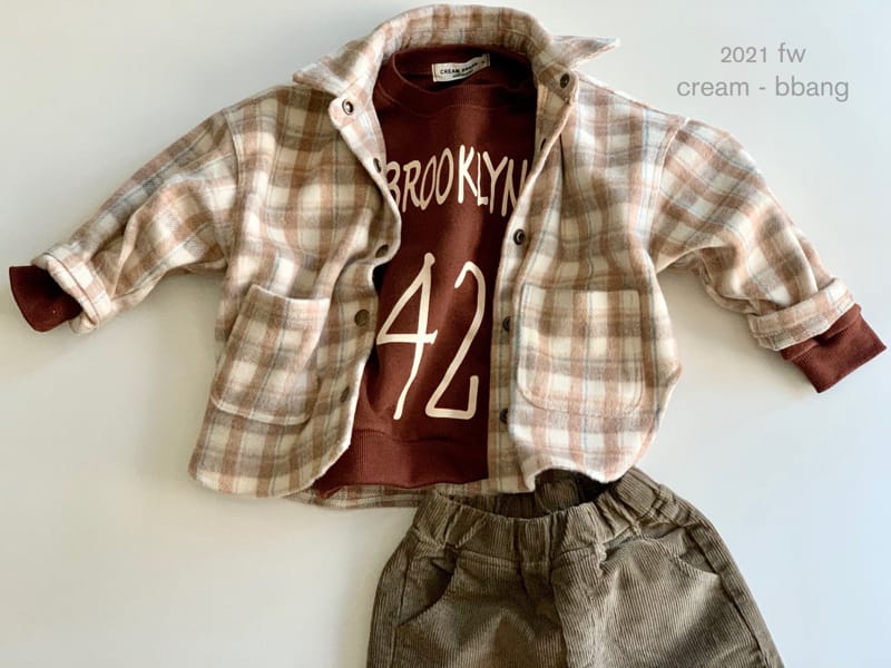 CREAM BBANG - Korean Children Fashion - #Kfashion4kids - Brooklyn Fleece Sweatshirt - 6