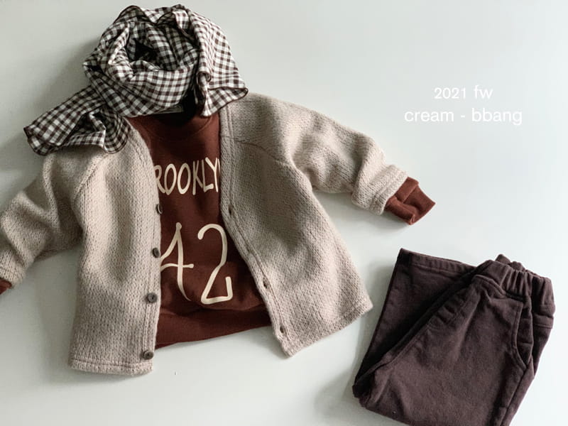 CREAM BBANG - Korean Children Fashion - #Kfashion4kids - Brooklyn Fleece Sweatshirt - 9