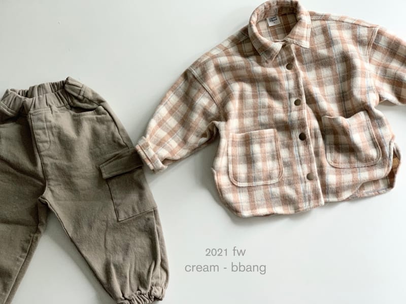 CREAM BBANG - Korean Children Fashion - #Kfashion4kids - Fleece Cotton Jogger Pants - 3