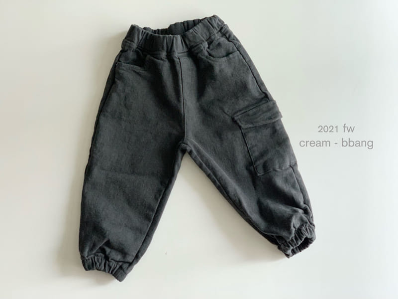 CREAM BBANG - Korean Children Fashion - #Kfashion4kids - Fleece Cotton Jogger Pants - 9