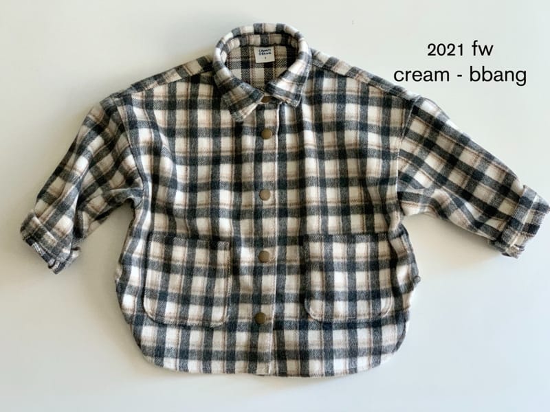 CREAM BBANG - Korean Children Fashion - #Kfashion4kids - Fleece Check Jacket - 3