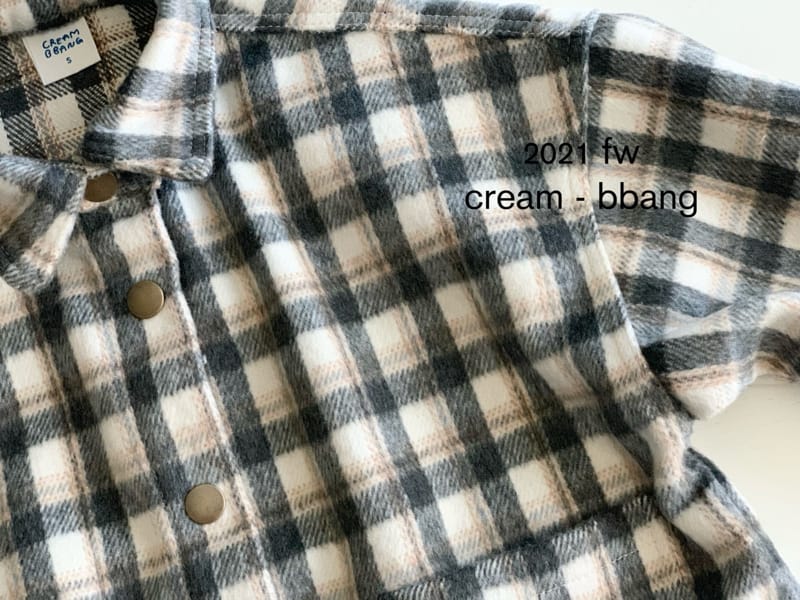 CREAM BBANG - Korean Children Fashion - #Kfashion4kids - Fleece Check Jacket - 4