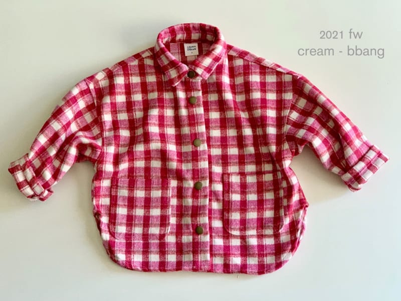CREAM BBANG - Korean Children Fashion - #Kfashion4kids - Fleece Check Jacket - 5