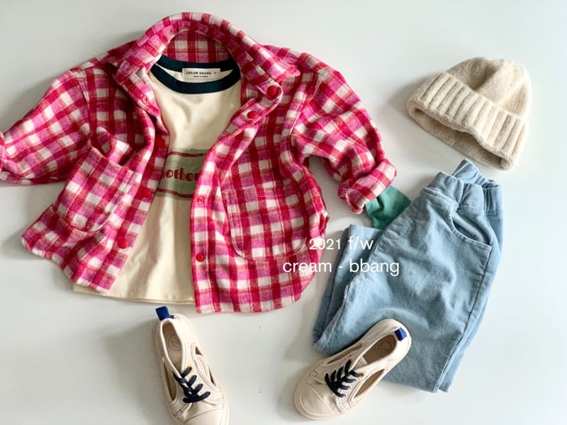 CREAM BBANG - Korean Children Fashion - #Kfashion4kids - Fleece Check Jacket - 7