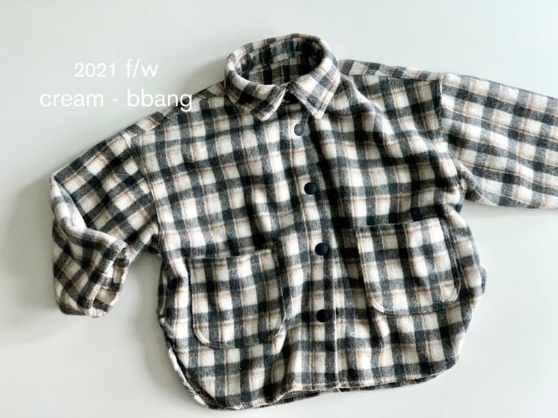 CREAM BBANG - Korean Children Fashion - #Kfashion4kids - Fleece Check Jacket - 9