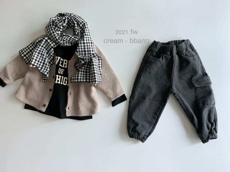 CREAM BBANG - Korean Children Fashion - #Kfashion4kids - Michigan Peach Side Slit Long Tee - 10