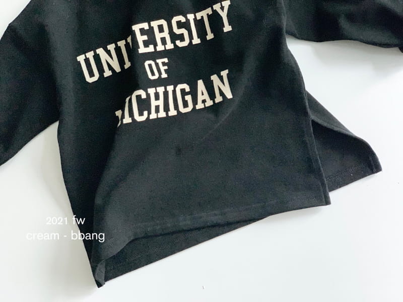 CREAM BBANG - Korean Children Fashion - #Kfashion4kids - Michigan Peach Side Slit Long Tee - 11