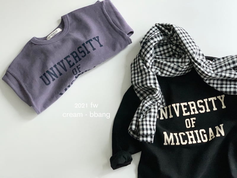 CREAM BBANG - Korean Children Fashion - #Kfashion4kids - Michigan Peach Side Slit Long Tee - 2