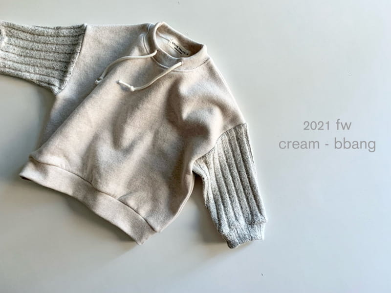 CREAM BBANG - Korean Children Fashion - #Kfashion4kids - Fleece Knit Color Sweatshirt - 10