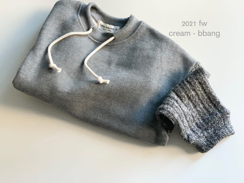 CREAM BBANG - Korean Children Fashion - #Kfashion4kids - Fleece Knit Color Sweatshirt - 11