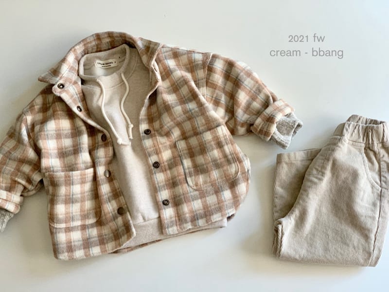 CREAM BBANG - Korean Children Fashion - #Kfashion4kids - Fleece Knit Color Sweatshirt - 3