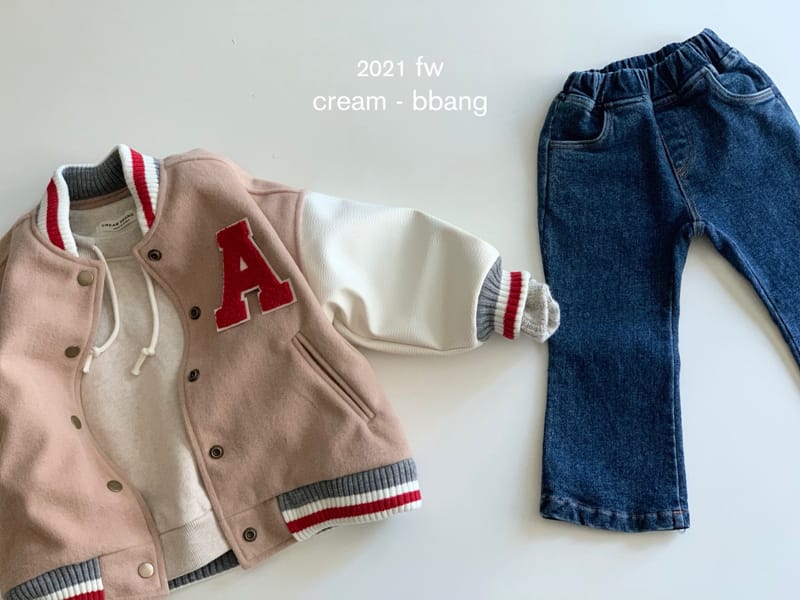 CREAM BBANG - Korean Children Fashion - #Kfashion4kids - Fleece Knit Color Sweatshirt - 4