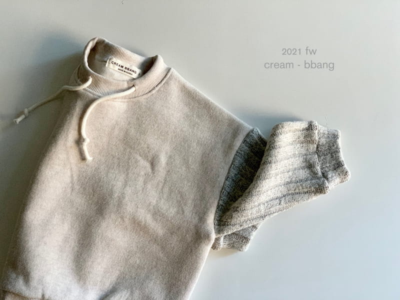 CREAM BBANG - Korean Children Fashion - #Kfashion4kids - Fleece Knit Color Sweatshirt - 7